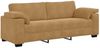 vidaXL 3-Sitzer-Sofa Braun 220x77x82 cm Samt 4105284 Bild 2