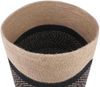 vidaXL Pflanztopfsatz 2 pcs Natürlich und Schwarz Ø 28 x 28 cm 42012244 Bild 3