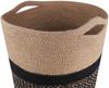 vidaXL Pflanztopfsatz 2 pcs Natürlich und Schwarz Ø 28 x 28 cm 42012244 Bild 4