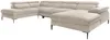 Vente-unique - SEPINA Sofa SamtStoff Beige - B 214 cm x H 75 cm x L 353 cm Bild 2