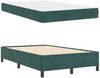 vidaXL Bettrahmen mit Matratze Dunkelgrün 120 x 190 cm Stoff 3399051 Bild 4