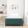 vidaXL Bettrahmen mit Matratze Dunkelgrün 120 x 190 cm Stoff 3399051 Bild 3