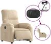 vidaXL Relaxsessel mit Aufstehhilfe Elektrisch Creme Mikrofasergewebe 3204947 Bild 5