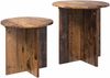 vidaXL Beistelltisch-Set 2 pcs Altholz Holzwerkstoff 8001017 Bild 3