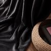 Lumaland Kuscheldecke, 100 % Coral-Fleece schwarz, 150 x 200 cm Bild 5