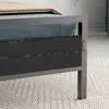 Metallbett Jugendbett mit Lattenrost, Bettrahmen Gästebett Jugendbett 140 x 200 cm,ohne-Matratze Bild 5