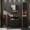 Vicco 'Irma' Midischrank, Holz, Anthrazit Gepunktet, 95 x 30 x 30 cm Bild 4