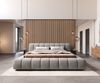 Polsterbettgestell Cutio 180x200 cm Strukturstoff Soft Grau Bild 5