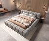 Polsterbettgestell Cutio 180x200 cm Strukturstoff Soft Grau Bild 2