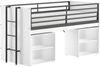 Halbhohes Bett mit Schreibtisch u. Regalen Sam 98 x 219 x 116.6 cm Bild 2