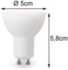 Perel RGB SMART-WI-FI-LAMPE - KALTWEIß & WARMWEIß - E10 - GU10 Bild 4