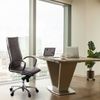 hjh OFFICE Profi Chefsessel PARMA 20 Leder Braun Bild 2