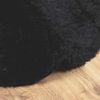 vidaXL Teppich Shaggy Hochflor NAVARRA Schwarz 120x120 cm Polyester 4102902 Bild 5