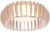 Dimmbare LED Deckenleuchte MONTE mit Naturholzlamellen, Ø 40cm Bild 2