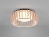 Dimmbare LED Deckenleuchte MONTE mit Naturholzlamellen, Ø 40cm Bild 3