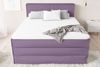 99rooms Santiago Boxspringbett Lila Velours SORO 180x200 cm Taschen-Federung Bild 3