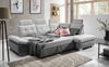 Ecksofa Schlafsofa REMON XL Grau/ Hellgrau Ottomane Rechts Bild 3