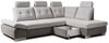 Ecksofa Schlafsofa REMON XL Grau/ Hellgrau Ottomane Rechts Bild 2