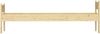 Einzelbett Bettrahmen 90x200 Bett Kiefer natur Massivholzbett Futonbett Rollrost 60.39-09FL Bild 4