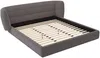 Vente-unique - LARUMO Bett Stoff Grau - B 236 cm x H 82 cm x L 190 cm Bild 2
