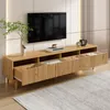 Lowboard mit Schubladen und LED-Beleuchtung, 178/35/45 cm, TV-Schrank, Fernsehtisch, Fernsehschrank für Wohnzimmer, stehend Bild 3