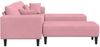 vidaXL Sofa 3 pcs Rosa 250 x 188 x 76 cm Samt 3335175 Bild 5