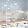 vidaXL Kinderloftbett Uni Weiß 90 x 200 cm Stahl 42020769 Bild 3