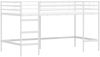vidaXL Kinderloftbett Uni Weiß 90 x 200 cm Stahl 42020769 Bild 4