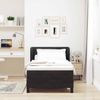 vidaXL Boxspringbett mit Kopfteil Schwarz 90 x 190 cm Samt 3340420 Bild 3