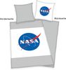 NASA Wende Bettwäsche Set 2tlg 135 x 200 cm 80 x 80 cm Bild 1