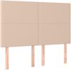 vidaXL Boxspringbett Matratze Cappuccino-Braun 140x190cm Kunstleder 3137544 Bild 5