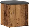 vidaXL Sitzbank mit Stauraum Altholz-Optik 42x42x45 cm Holzwerkstoff 857613 Bild 2