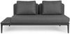Gartensofa Xitram aus Aluminium, modern gepolstert, Anthrazit Sand, 2-3 Sitzplätze Bild 4