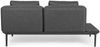 Gartensofa Xitram aus Aluminium, modern gepolstert, Anthrazit Sand, 2-3 Sitzplätze Bild 3