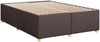 vidaXL Boxspringbett mit Matratze Dunkelbraun 140x200 cm Stoff 3285383 Bild 5