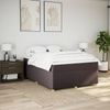 vidaXL Boxspringbett mit Matratze Dunkelbraun 140x200 cm Stoff 3285383 Bild 3