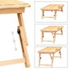 CASARIA® Laptoptisch & Betttisch, 2er-Set, Bambus, höhenverstellbar Bild 3