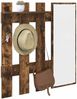 vidaXL Wandmontierter nachttisch Geräucherte Eiche 100 x 10 x 100 cm 874511 Bild 3