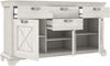 FORTE Kashmir Highboard, Holzwerkstoff, Weiß/Beige, 177,7 x 96,2 x 48,3 cm Bild 5