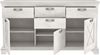 FORTE Kashmir Highboard, Holzwerkstoff, Weiß/Beige, 177,7 x 96,2 x 48,3 cm Bild 4