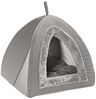 Dehner Tierbett Katzenhöhle Findus, Polyester, grau Bild 3