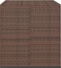 vidaXL Garten-Kissenbox PE Rattan 100x97,5x104 cm Braun 317227 Bild 3