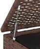 vidaXL Garten-Kissenbox PE Rattan 100x97,5x104 cm Braun 317227 Bild 5