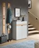 Garderobe Set 3-tlg. Janko in grau und Eiche 135 cm Bild 5