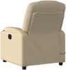 vidaXL Massagesessel Elektrisch Creme Stoff 3204365 Bild 5