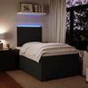 vidaXL Boxspringbett mit Matratze Schwarz 120x200 cm Samt 3293178 Bild 5