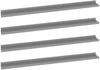 vidaXL Wandregale 4 Stk. Grau 100x9x3 cm 326677 Bild 2