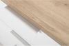 Kommode Moonlight / Mundi, Holzwerkstoff, Weiß, Holzfarben, 170 x 82 x 45 cm Bild 4