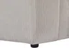 Vente-unique - TIRONO Pouf SamtStoff Beige - B 66 cm x H 46 cm x L 99 cm Bild 3