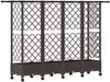 vidaXL Hochbeet mit Rankgitter und Dach Braun 202,5 x 40 x 127 cm PP 3423160 Bild 5